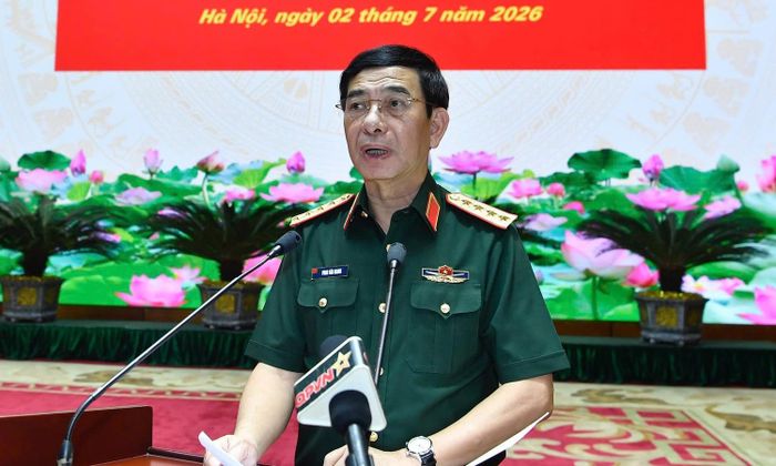 Đại tướng Phan Văn Giang, Phó Thủ tướng, Bộ trưởng Bộ Quốc phòng. (Ảnh: VGP)