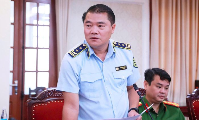 Ông Trần Việt Hùng, Trưởng phòng Nghiệp vụ quản lý thị trường, Cục Quản lý và Phát triển thị trường trong nước (Bộ Công Thương). Ảnh: Báo Công an nhân dân