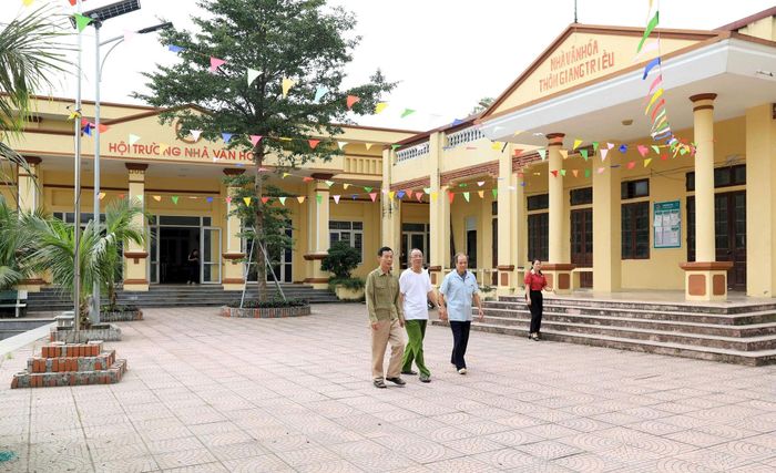 Thôn Giang Triều, xã Ứng Hòa. Ảnh: Quang Thái