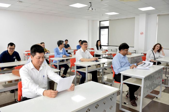 Đại học Phenikaa là địa điểm được UBND thành phố giao phục vụ nhiều nội dung của kỳ thi. Ảnh: Thảo Phạm