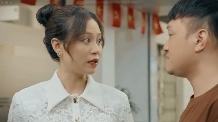 Diệu né tránh những câu hỏi về Vân. Ảnh VTV