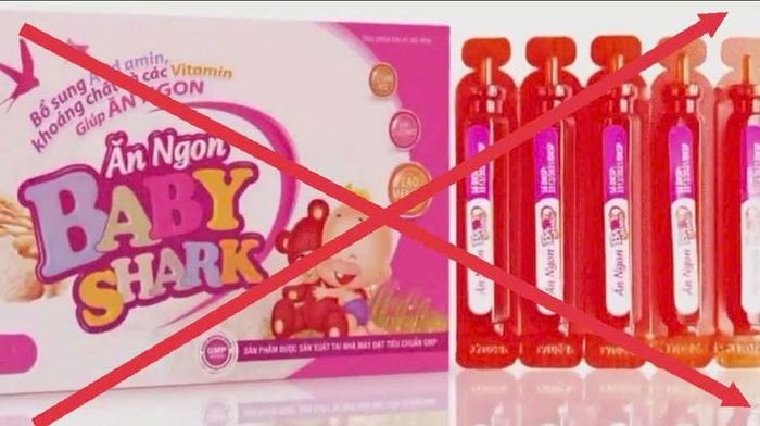 Sản phẩm ăn ngon Baby Shark do Công ty TNHH Công nghệ Herbitech làm giả.