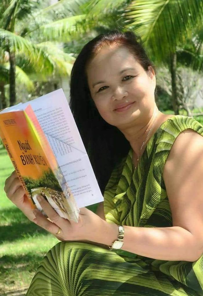 Nhà văn, Chủ tịch Hội Nhà văn Thành phố Hồ Chí Minh Trịnh Bích Ngân. Ảnh: Văn chương TP.HCM.