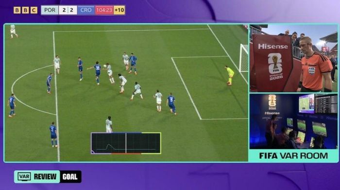 Tình huống Ibrahimovic không đồng tình với các trọng tài.