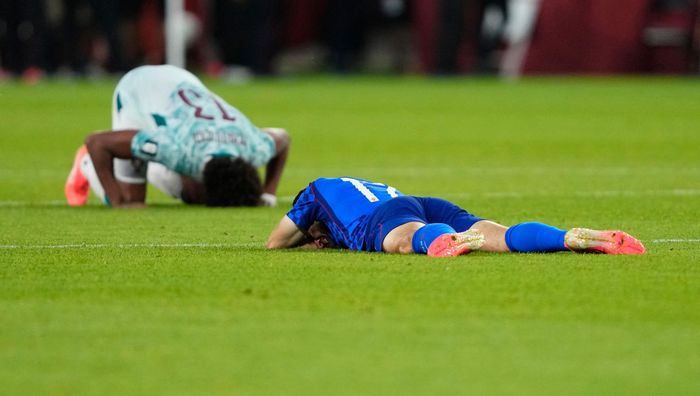 Bồ Đào Nha vượt qua Croatia để đi tiếp vào vòng 1/8 World Cup. Ảnh: Reuters.