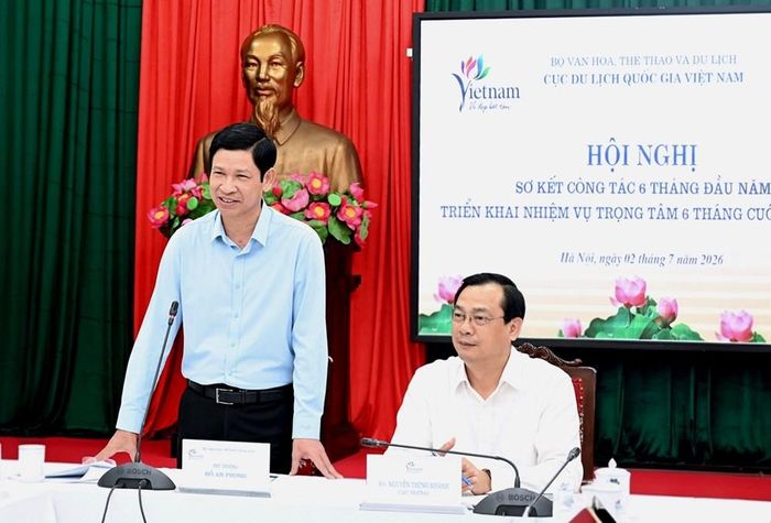 Thứ trưởng Bộ VHTTDL Hồ An Phong dự và phát biểu chỉ đạo hội nghị