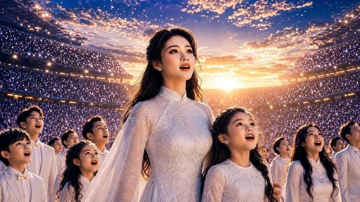 "Cả thế giới cùng mơ" tiếp tục được thể hiện bởi ca sĩ AI/T (Ái Trinh) – nhân vật ca sĩ ảo