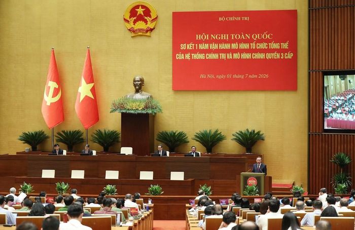 Tổng Bí thư, Chủ tịch nước Tô Lâm phát biểu chỉ đạo tại Hội nghị. Ảnh: TR.HUẤN