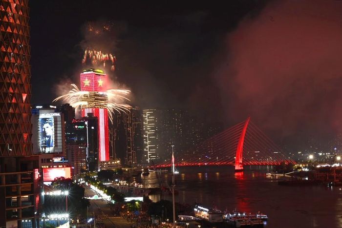Chương trình pháo hoa nghệ thuật tại tòa nhà Landmark 81