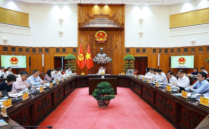 Thủ tướng Lê Minh Hưng làm việc với lãnh đạo các bộ, ngành liên quan về công nghệ chiến lược và sản phẩm công nghệ chiến lược