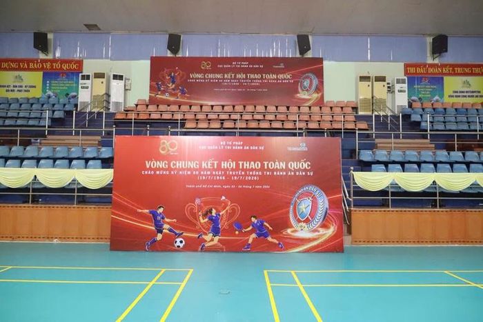 Vòng chung kết Hội thao kỷ niệm 80 năm Ngày truyền thống Thi hành án dân sự đã sẵn sàng khởi tranh. Ảnh: VGP/DA