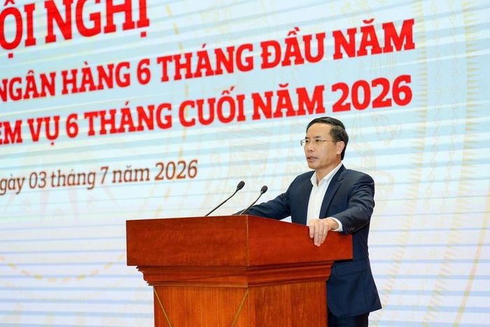 Thống đốc NHNN Phạm Đức Ấn phát biểu tại Hội nghị - Ảnh: VGP