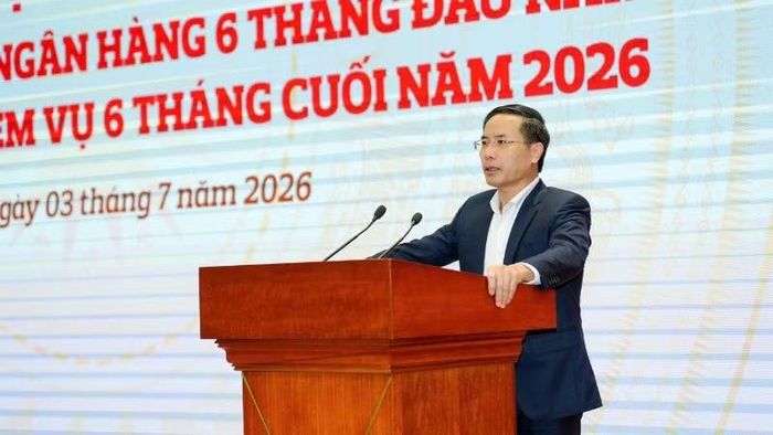 Thống đốc Ngân hàng Nhà nước Việt Nam Phạm Đức Ấn phát biểu tại Hội nghị.
