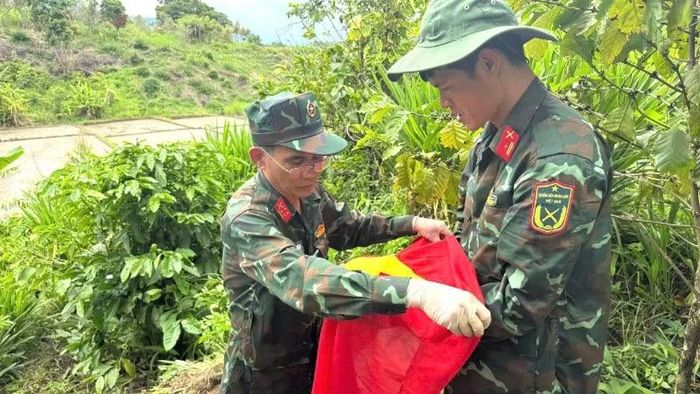 Đội K51 bảo quản hài cốt liệt sĩ.