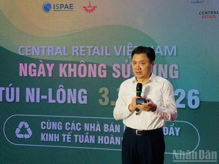 Ông Nguyễn Trung Thắng, Phó Viện trưởng Viện Chiến lược, Chính sách nông nghiệp và môi trường phát biểu tại Lễ phát động. (Ảnh: VT)