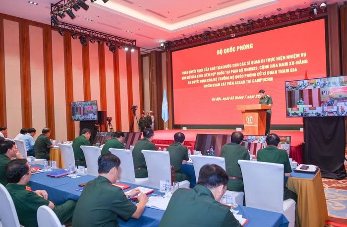 Quang cảnh buổi lễ.