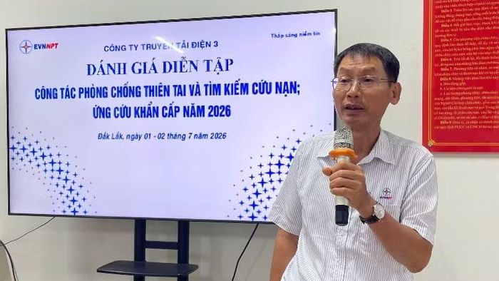 Ông Hồ Công, Phó Giám đốc, Phó Ban Chỉ huy phòng thủ dân sự Công ty truyền tải điện 3.