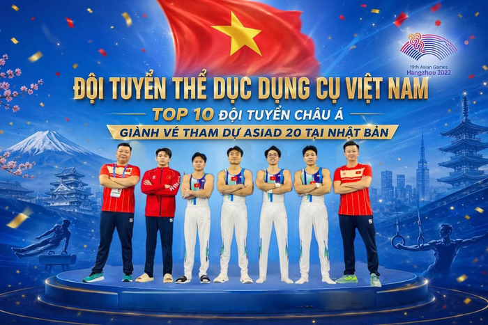 Đội tuyển thể dục dụng cụ Việt Nam sẽ tập huấn để hướng tới đấu trường ASIAD 20. Ảnh: hanoimoi.vn