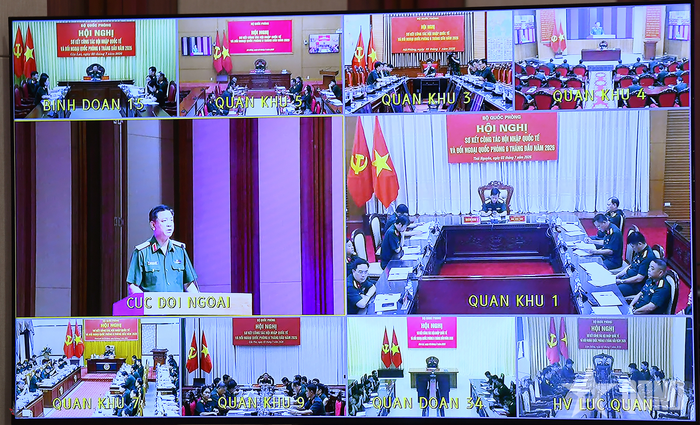  Các điểm cầu tham dự Hội nghị. 