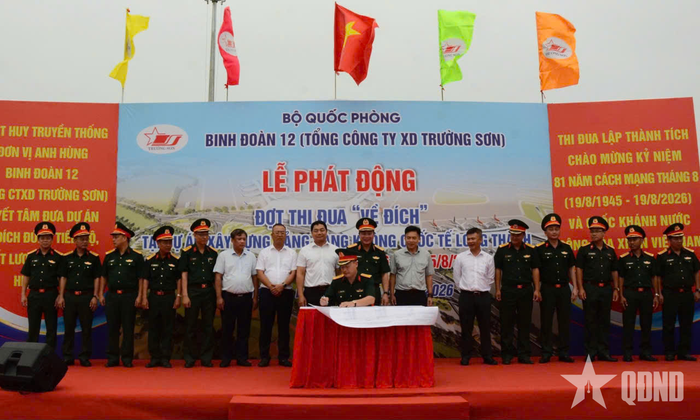  Các đơn vị ký kết giao ước thi đua.
