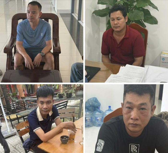  Nhóm đối tượng bị cơ quan công an bắt giữ 