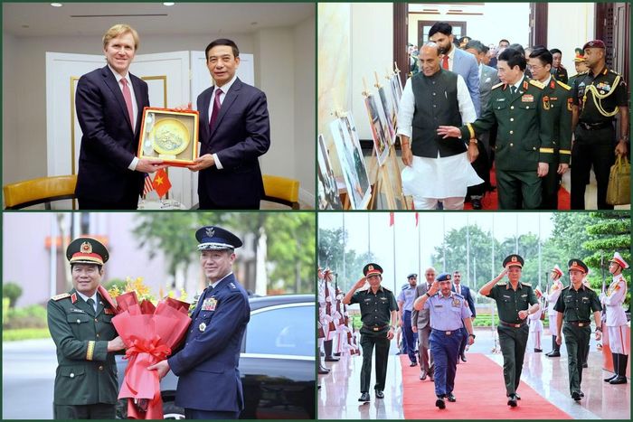 Một số hoạt động đối ngoại quốc phòng nổi bật của lãnh đạo Bộ Quốc phòng trong 6 tháng đầu năm 2026.