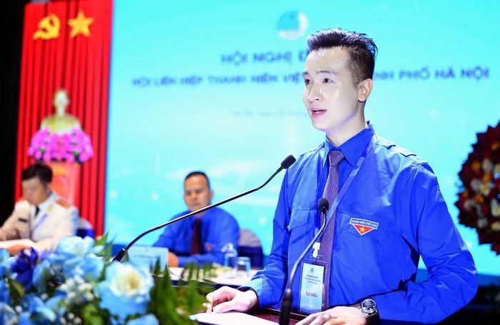 Anh Đào Đức Việt phát biểu khai mạc hội nghị. Ảnh: P.L