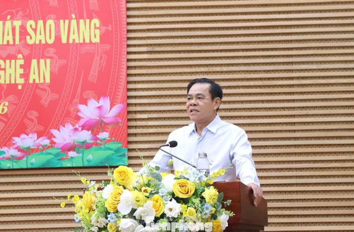 Ông Võ Trọng Hải - Chủ tịch UBND tỉnh Nghệ An phát biểu tại chương trình.