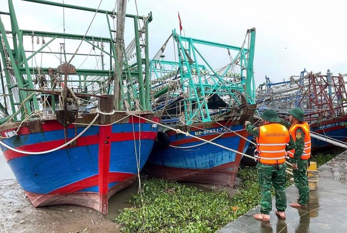 Bộ đội Biên phòng TP. Hải Phòng triển khai các biện pháp phòng, chống bão.
