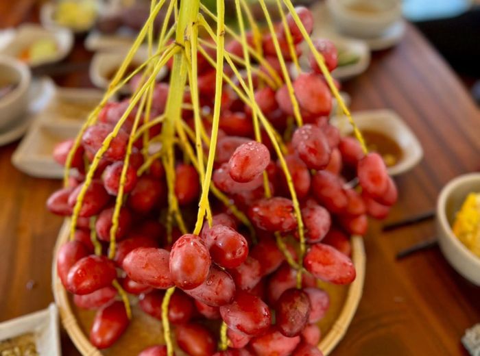Chà là được thu hoạch khi chín tự nhiên trên cây nên có vị ngọt đậm, giòn và ít chát