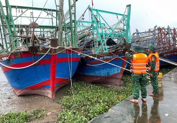  Bộ đội Biên phòng TP Hải Phòng đã triển khai đồng bộ các phương án ứng phó bão.