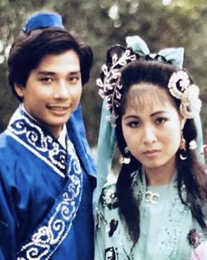 Lê Tuấn Anh và Hồng Vân thời trẻ.