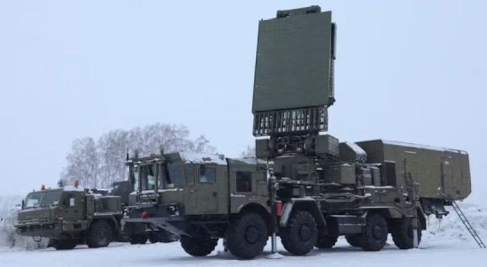 Bộ radar di động 96L6 từ hệ thống S-400. Ảnh: MW.