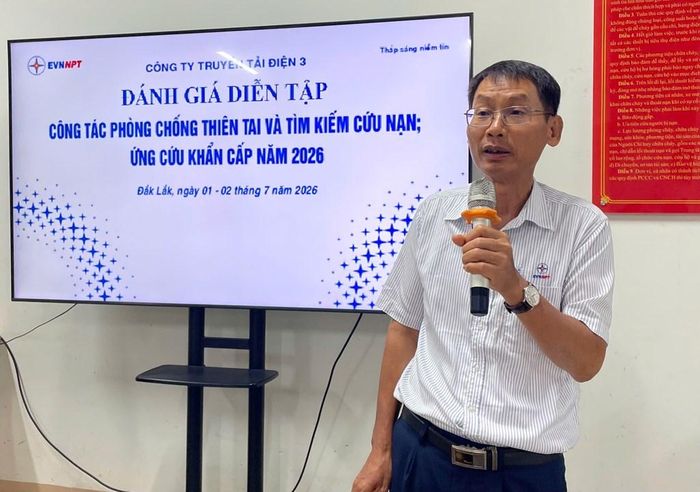 Ông Hồ Công - Phó Giám đốc, Phó Ban Chỉ huy Phòng thủ dân sự PTC3. Ảnh: PTC3