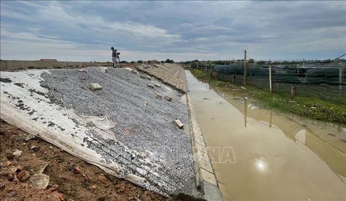 Các tỉnh, thành phố đồng bằng Bắc Bộ đảm bảo an toàn đê điều ứng phó bão số 1. Ảnh minh họa. Nguồn: TTXVN