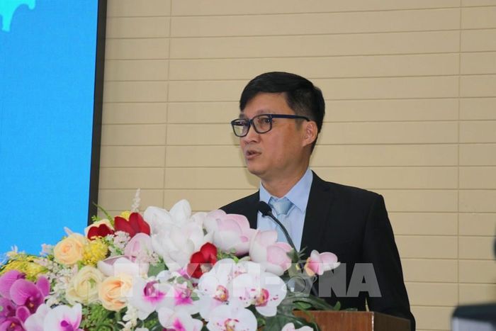 PGS.TS, Kiến trúc sư Phạm Trọng Thuật, Hiệu trưởng Trường Đại học Kiến trúc TP. Hồ Chí Minh phát biểu tại hội thảo. Ảnh: Thanh Vũ - TTXVN