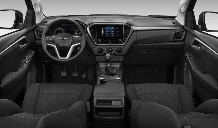Khoang lái của Isuzu D-Max.
