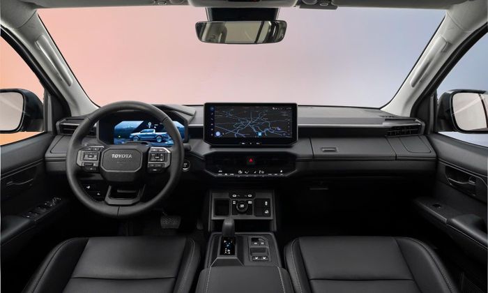 Khoang lái của Toyota Hilux.