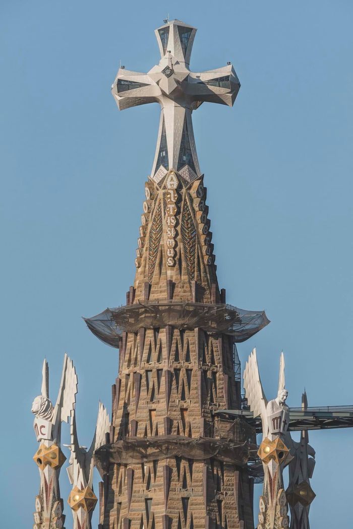 Tháp Chúa Giê-su vừa được hoàn tất. Ảnh: SagradaFamillia.org