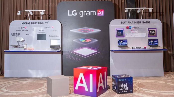 LG gram AI 2026 - Mỏng nhẹ tinh tế, bứt phá hiệu năng Ảnh: LG Electronics