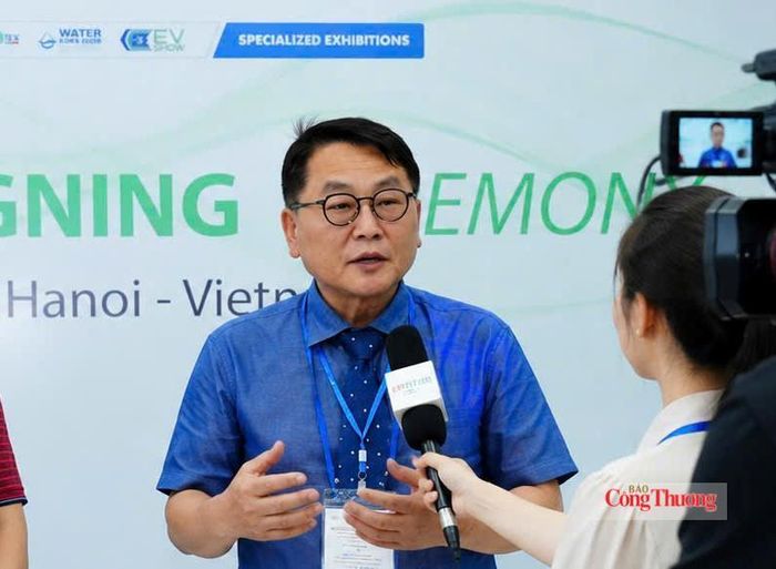 Ông Sam Park, đại diện Công ty công nghệ Deep Visions.