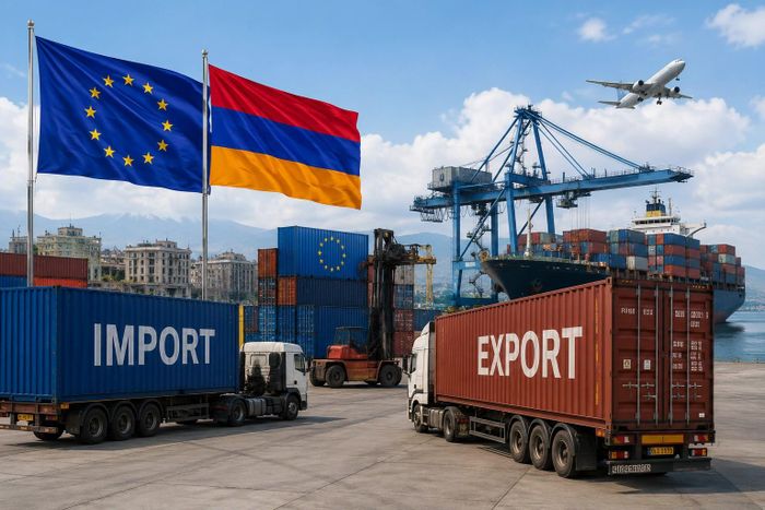 EU đề xuất gỡ bỏ thuế quan đối với hàng hóa Armenia. Ảnh: European Council.