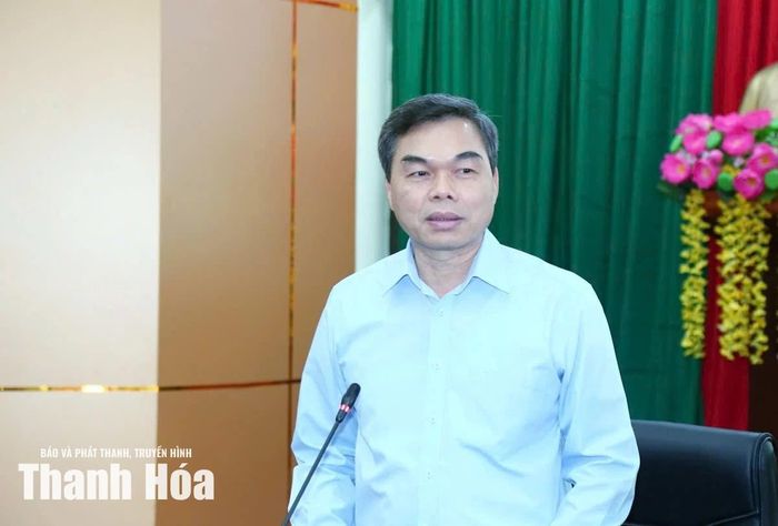 Phó Bí thư Tỉnh ủy Tuyên Quang Ma Thế Hồng trân trọng cảm ơn tình cảm của Đảng bộ, chính quyền và Nhân dân tỉnh Thanh Hóa.