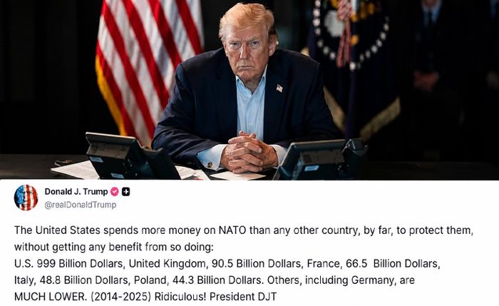 Tổng thống Mỹ thúc NATO chia sẻ trách nhiệm quốc phòng. Ảnh: The Korea Herald.