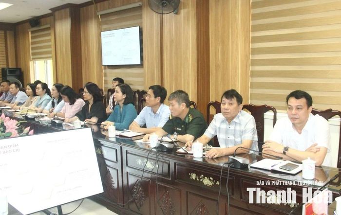Đại biểu dự tại điểm cầu Thanh Hóa.