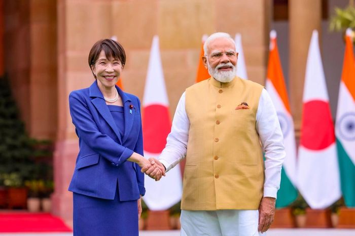 Tokyo và New Delhi củng cố quan hệ đối tác nhằm định hình tương lai Ấn Độ Dương - Thái Bình Dương. Ảnh: PMOJ.