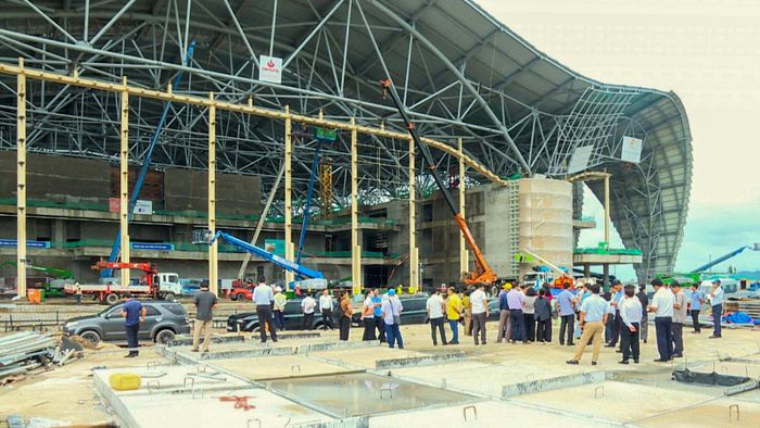 Quang cảnh buổi khảo sát.
