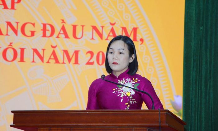  Lãnh đạo phường Phương Liễu thông qua báo cáo đánh giá kết quả 1 năm thực hiện mô hình chính quyền địa phương 2 cấp. 