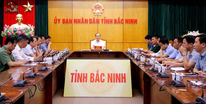Đại biểu dự tại điểm cầu UBND tỉnh.