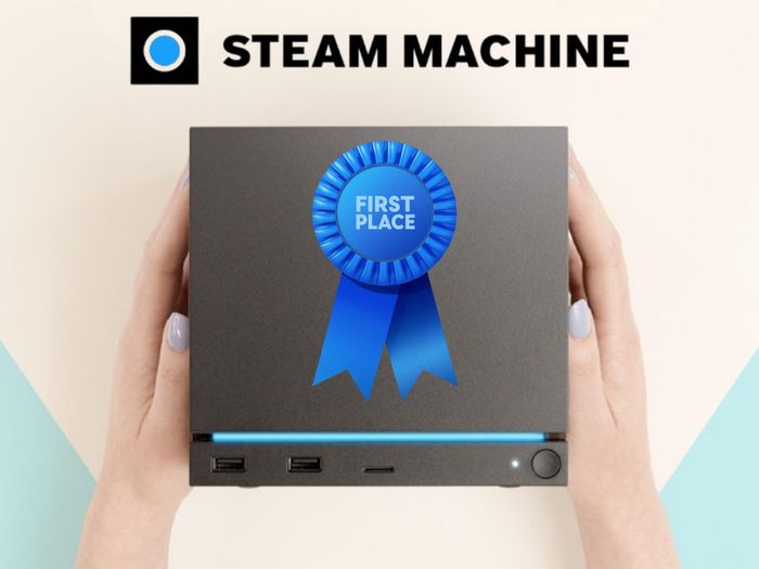 Banner quảng bá Steam Machine trên bảng xếp hạng Steam